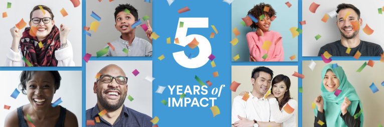 TalkingPoints 5 years of impact blog header