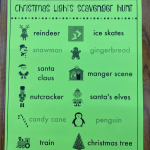 christmas scavenger hunt tree