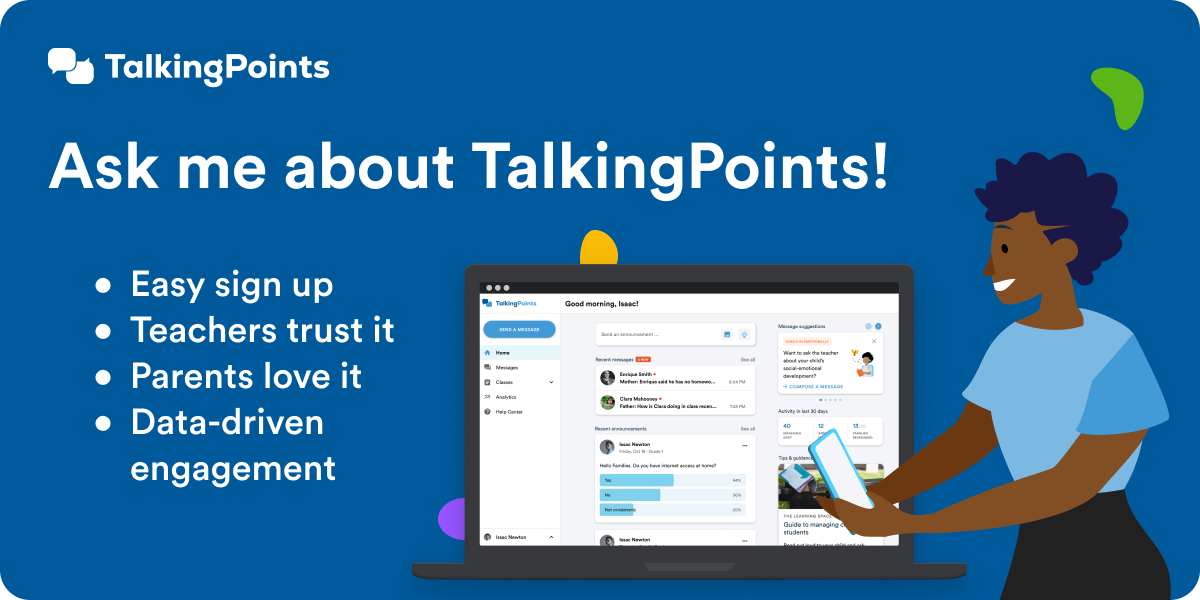 Ask me about TalkingPoints!