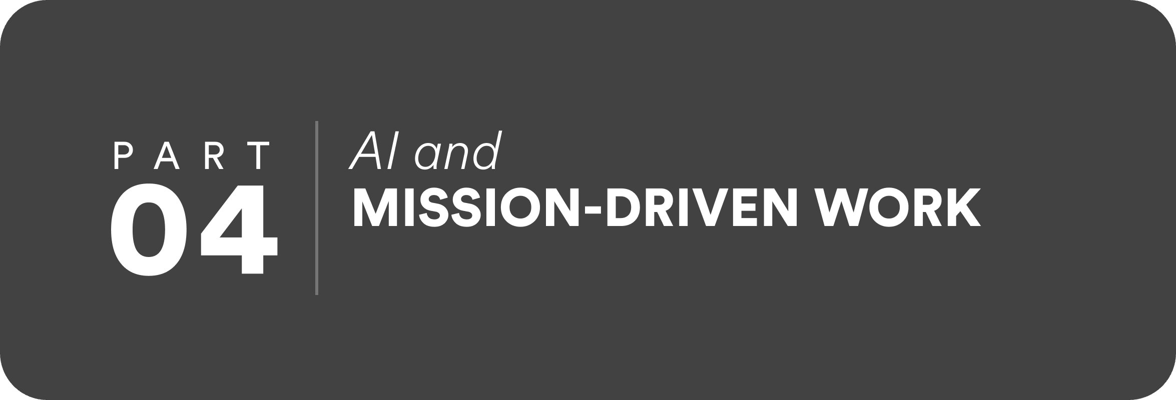 AI and Mission-Driven Work